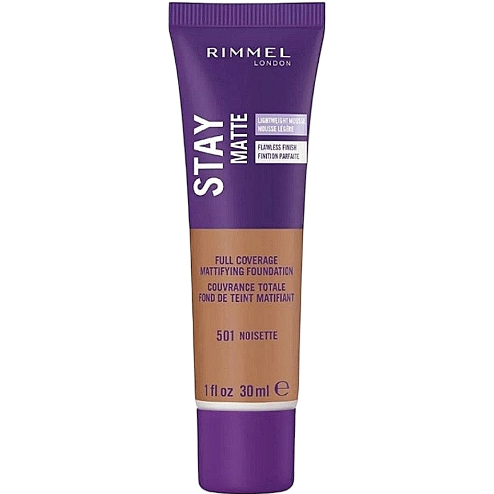 6 x Rimmel London Stay Matte Liquid Mousse - 501 Noisette
